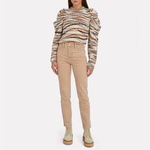 Frame Denim High Rise Straight Jeans Le Sylvie Vanilla Girl